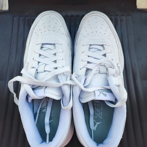 Puma white sneakers size 37 like new