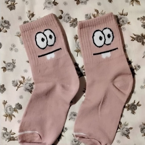 Socks pink one size new