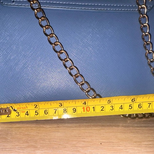 Zara blue bag used with fabric damage inside