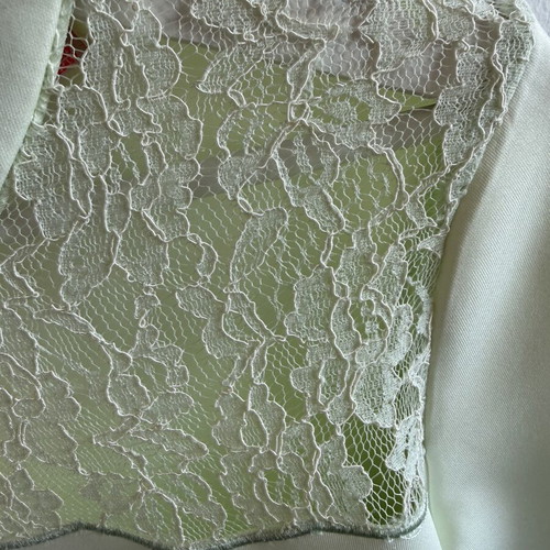 Ted Baker lime sweatshirt with lace like new, size M