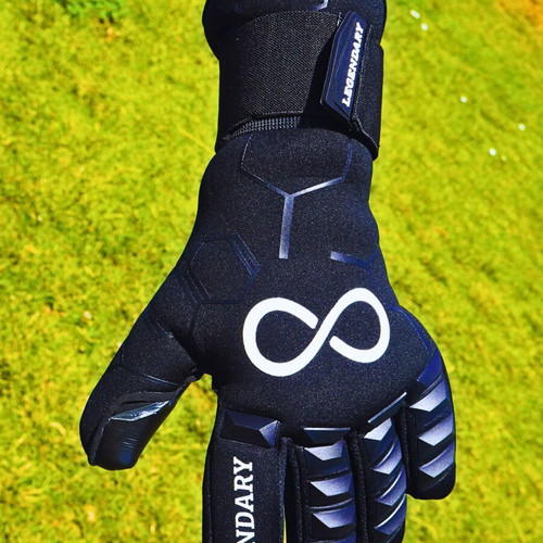 Legendary Infinity Black Premium Latex Goalkeeper Gloves new