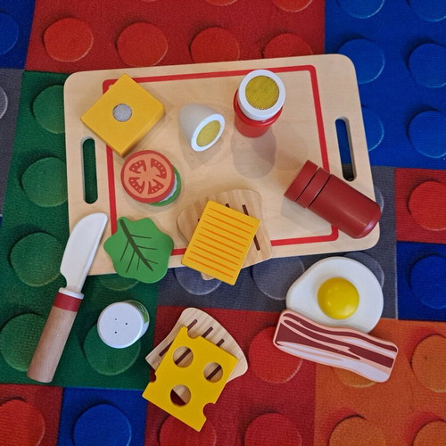 Playtive Wooden Breakfast Playset like new