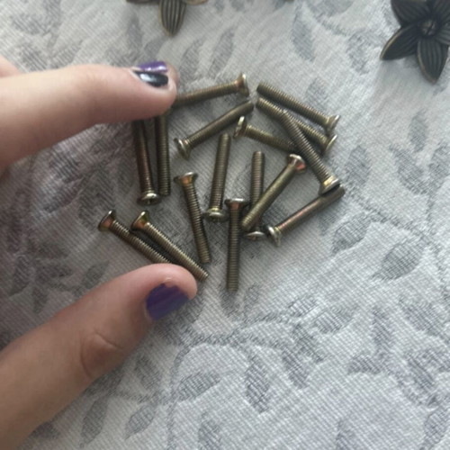 Mini cabinet knobs set of 16, new