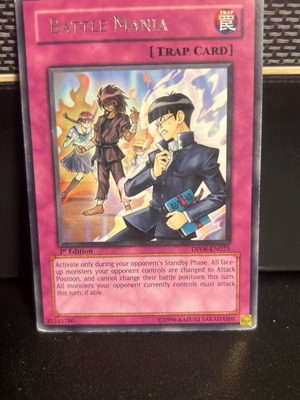 Yu-Gi-Oh! TCG Battle Mania card used, rare, 1st edition