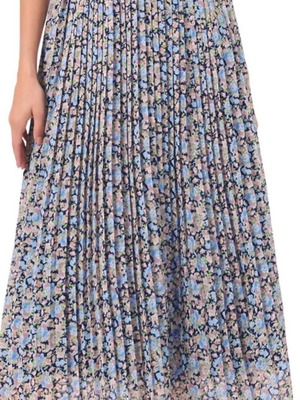 Vero Moda pleated skirt with colorful floral pattern, new