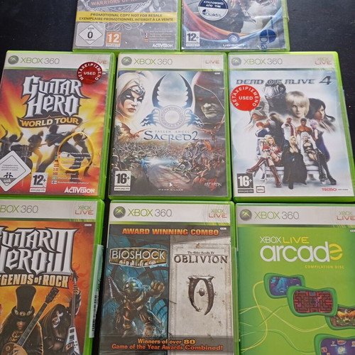 Xbox 360 games, set of 8