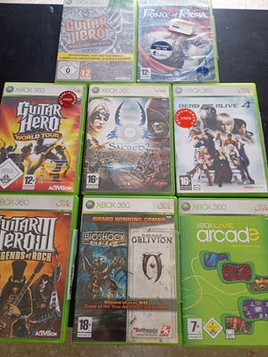Xbox 360 games, set of 8