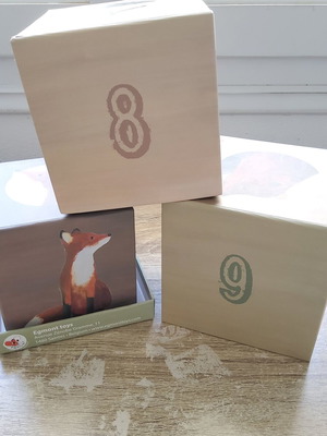 Egmont toys δασικά κύβοι πυραμίδα στοίβαξης καινούργιο