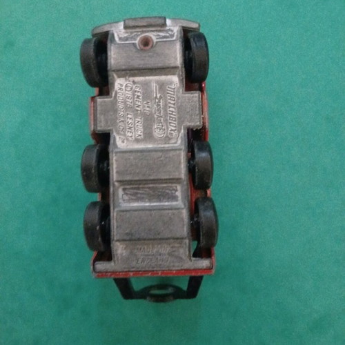 Matchbox truck 1976 used with paint wear