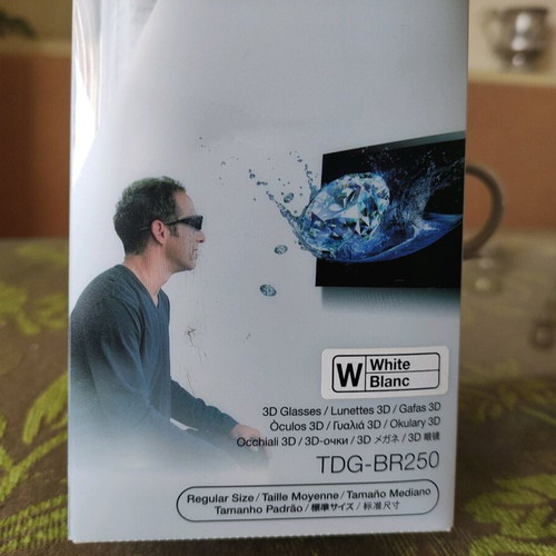 Sony TDG-BR250 active 3D glasses, pack of 2 with case