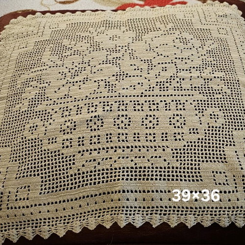 Handmade crochet napkins like new