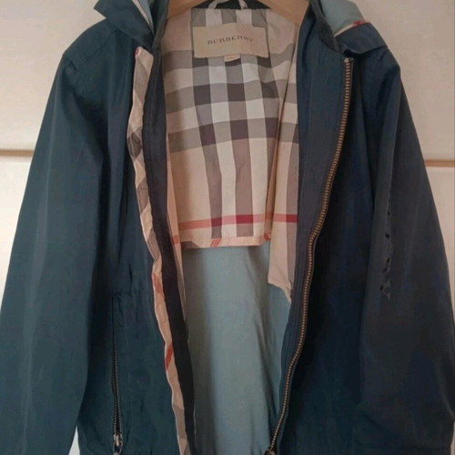 Burberry kids thin jacket 4Y 104cm dark blue, like new