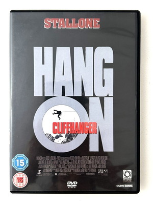 Cliffhanger DVD σαν καινούργιο, είδος δράσης, στα αγγλικά χωρίς υπότιτλους