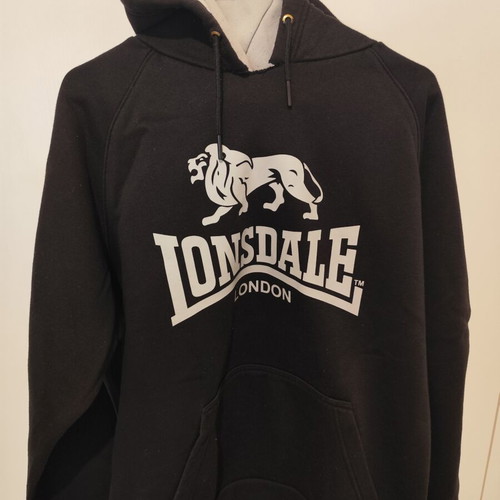 Lonsdale London men's hoodie black size M with minor wear
