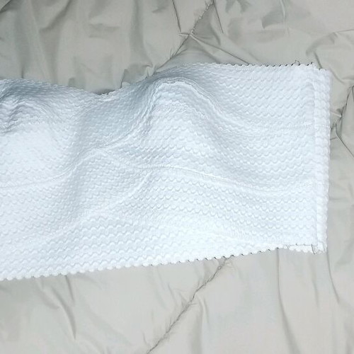 Women's strapless blouse like new, white