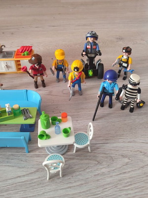 Playmobil μικτό σετ: Εστιατόριο, Αστυνομία vs Δραπέτες, Εργάτες, Αναβάτης Segway