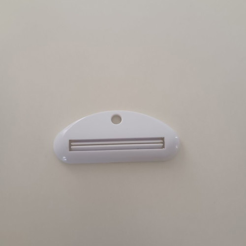 White Plastic Toothpaste Tube Squeezers like new, set of 2