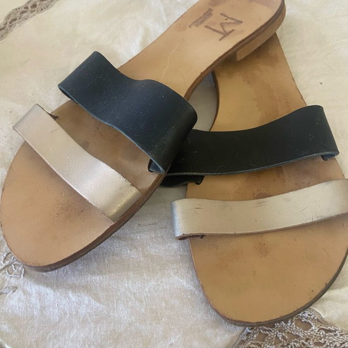 Handmade leather sandals size 40 used