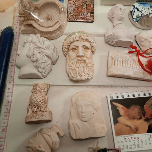 Collection of 32 new collectible magnets from Italian islands, Constantinople and ancient Greece