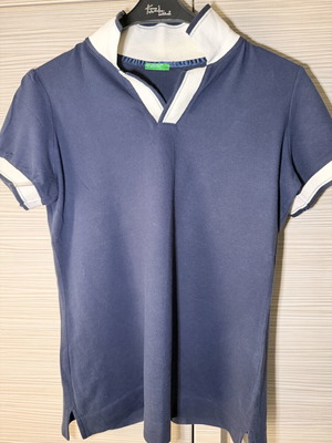Benetton blouse used, size S, blue
