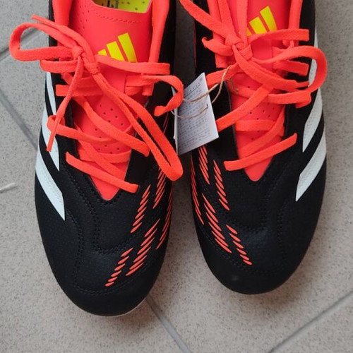 Adidas Predator Club FxG football shoes new, size 44.5, black