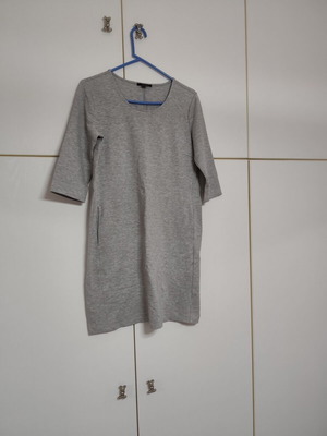 Esmara grey autumn dress, medium size, elbow sleeve