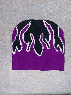 Y2K hat new, black and purple