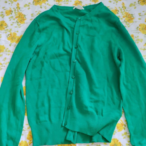 Zara cardigan used, green, size S