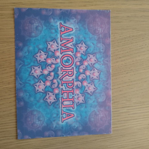 Vintage Rave Flyer Amorphia Club Battery 1997