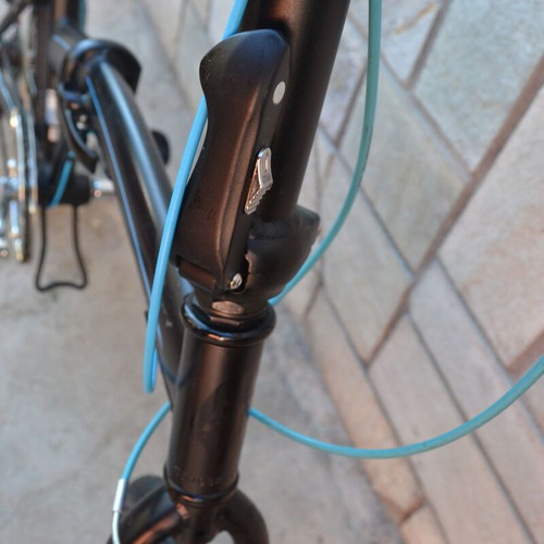 DHS Folding Bike folding bicycle new, 20" black, 6 speeds