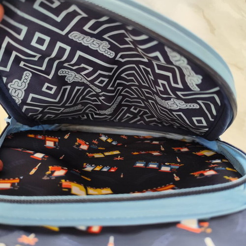 Must kindergarten backpack with train design