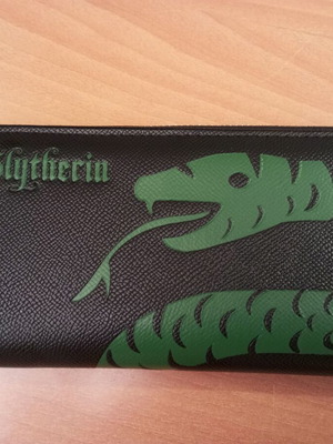 Harry Potter Wallet new, black and green, Slytherin
