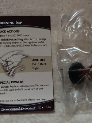 Dungeons & Dragons Demonweb Grinning Imp figure #5/60