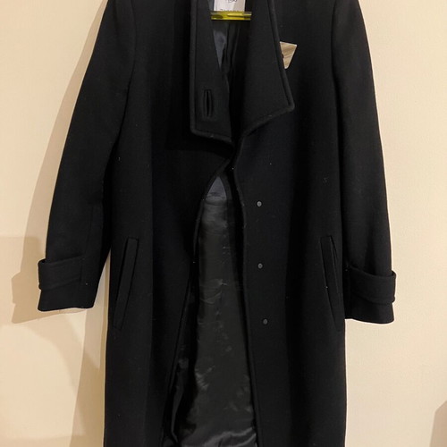 Mango coat like new, size S, black