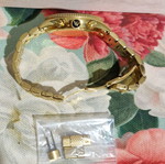 Emporio Armani men's watch in gold color like new