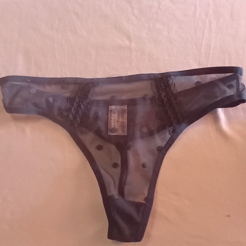 Blue string thong S/M