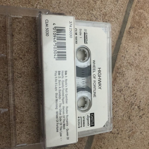 Cassette tapes used, 3 pieces Motley Crew AC/DC Highway