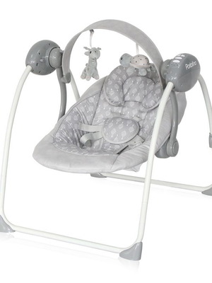 Lorelli Portofino Grey Trees Baby Electric Relax Swing with Music up to 9kg