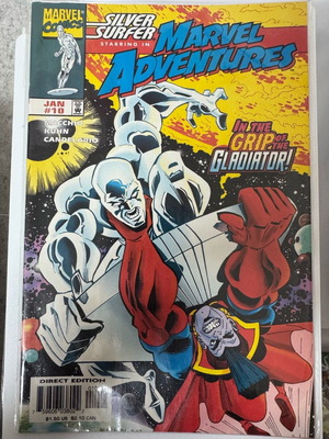 Marvel Adventures Issue 10 Silver Surfer vs Gladiator like new