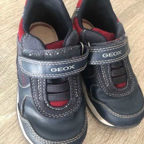 Geox kids shoes used No 25 blue casual