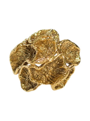 Tom Ford Vintage Ring Gold Flower Made in France like new