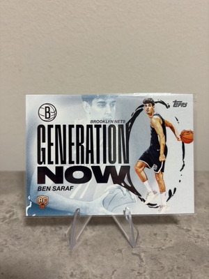 2025/2026 Topps Flagship Basketball Card Ben Saraf Generation Now Rookie new