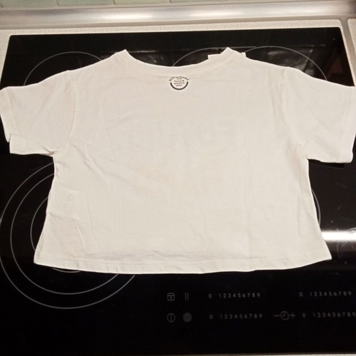 Brums girl’s short sleeve blouse, 6 years, new, white