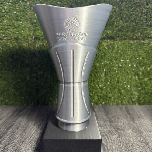 3D Printed τρόπαιο EuroLeague 2026 Olympiacos BC Champions Edition κατόπιν παραγγελίας