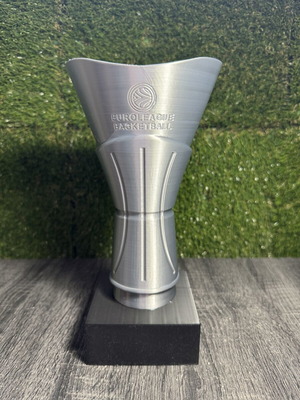 3D Printed τρόπαιο EuroLeague 2026 Olympiacos BC Champions Edition κατόπιν παραγγελίας
