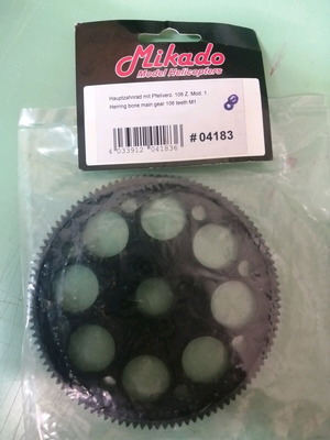 Mikado spare parts for Logo 500 and 600 helicopters new