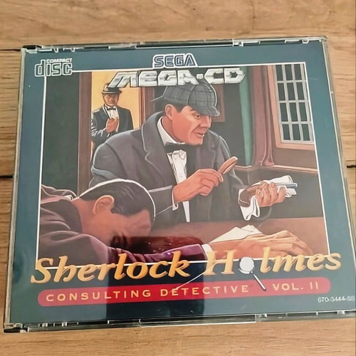 Sega Mega-CD Sherlock Holmes Consulting Detective like new
