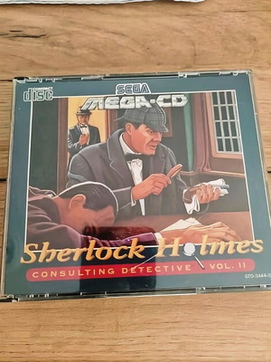 Sega Mega-CD Sherlock Holmes Consulting Detective like new