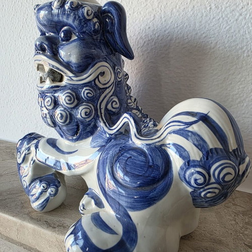 Glass Lion Decorative Item like new 25×25