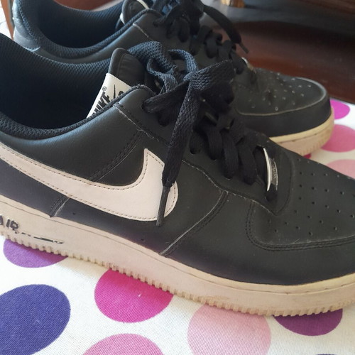 Nike Air shoes size 40.5 used, black, athletic style